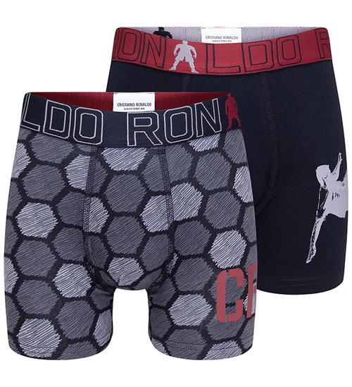 CR7 Boxershorts - 2-pak - Sort/Grå
