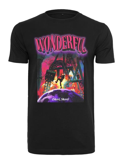 Mister Tee Bluser & t-shirts 'Wonderful'  neongul / neonlilla / neonpink / sort