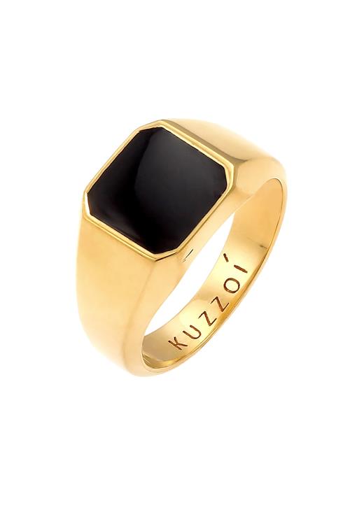 KUZZOI Ring  guld / sort