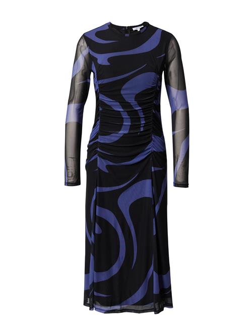 EDITED Kjole 'Calla'  blå / lilla / sort