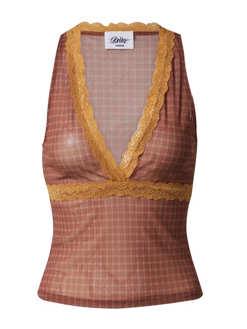 Bella x ABOUT YOU Bluse  orange / lyserød / mørk pink