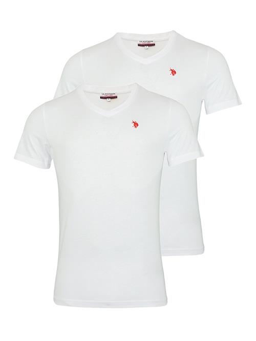 U.S. POLO ASSN. Bluser & t-shirts  blodrød / hvid
