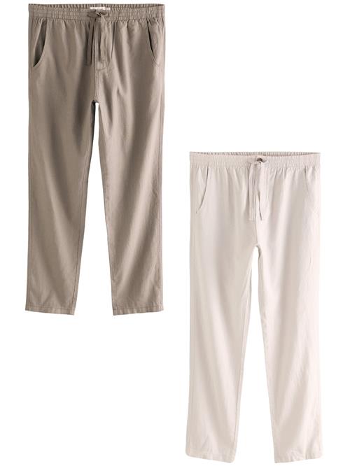 Next Lærredsbukser  beige / lysebeige