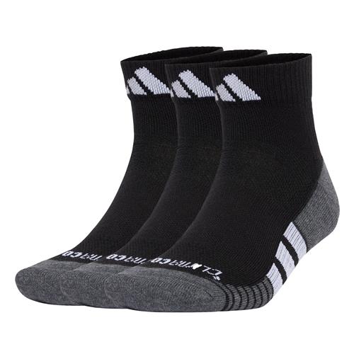 ADIDAS PERFORMANCE Sportssokker 'Performance CLIMACOOL Cushioned Quarter 3-Pack'  grå-meleret / sort / hvid