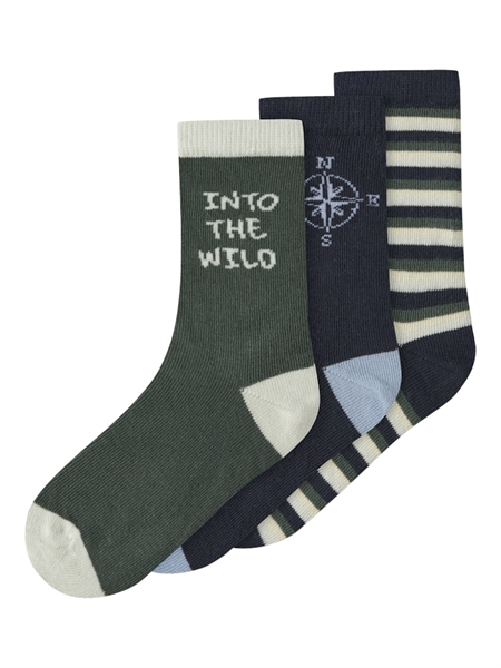 NAME IT 3-Pak Strømper Harlan Garden Topiary