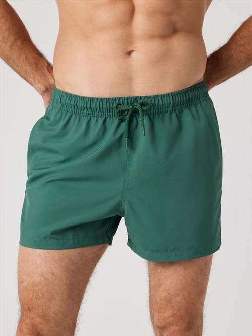 BORG SOLID SWIM SHORTS, EGRET