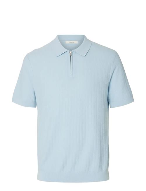 Selected | Slmcran Ss Knit Structure Zip Polo Noos | L