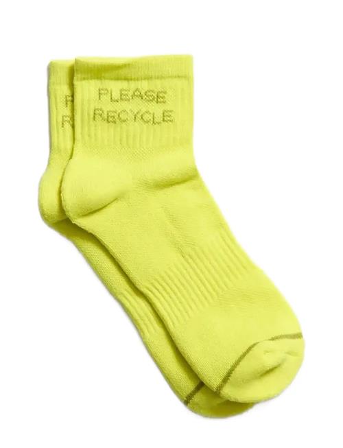 Girlfriend Collective | Please Recycle Quarter Crew Sock | ONE SIZE