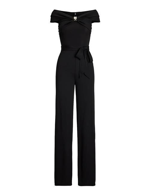 Lauren Ralph Lauren | Belted Jersey Off-The-Shoulder Jumpsuit | 42