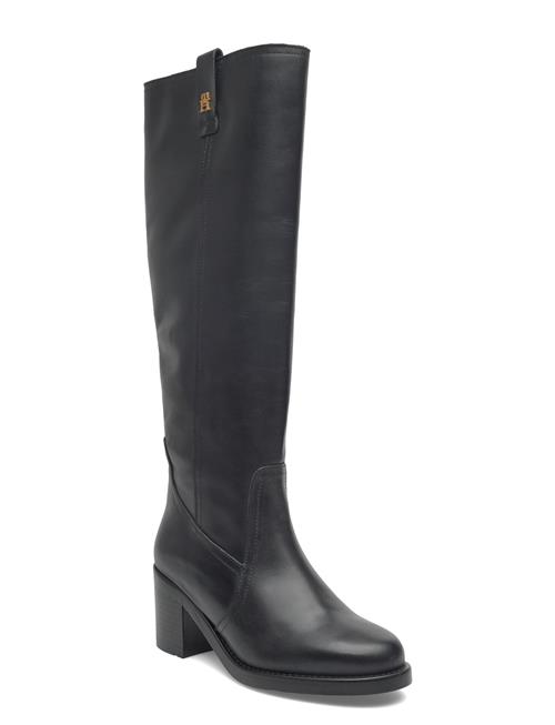 Tommy Hilfiger | Riding Lthr Long Boot Block Heel | 39