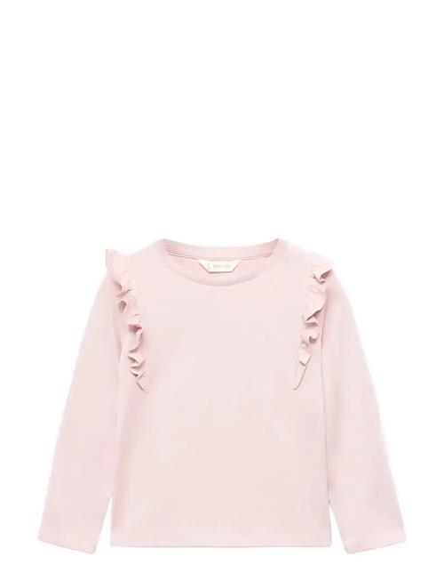 Mango | Frills Cotton T-Shirt | 9-12M