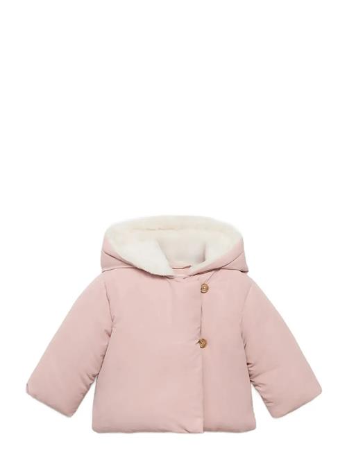 Mango | Anorak With Shearling-Effect Hood | 6-9M