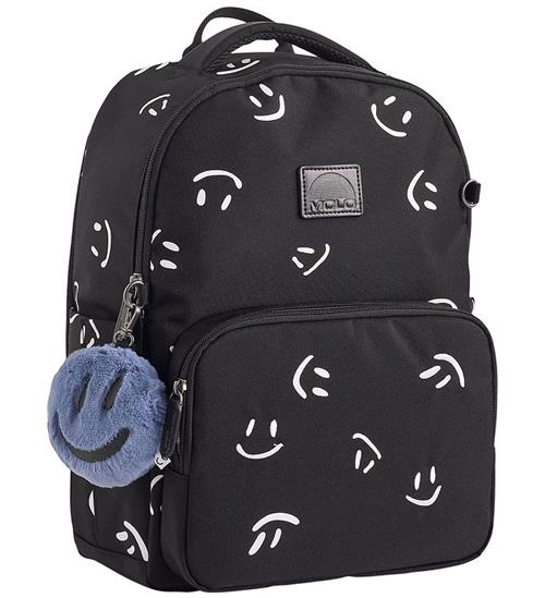 Molo Skoletaske - Backpack Mat - Happy White