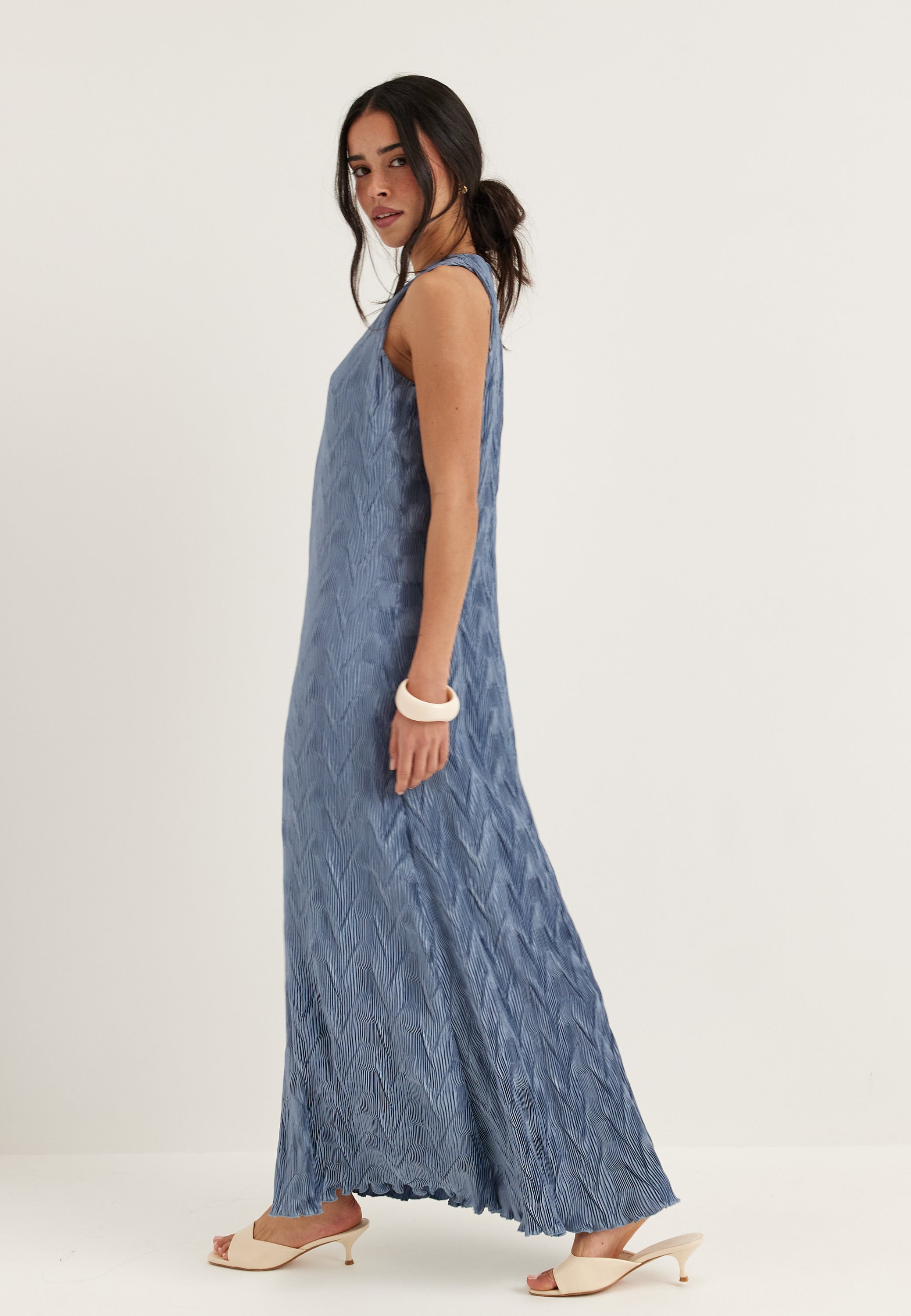 SELECTED Slfanya Sl Regular Ankle Plissé Dress