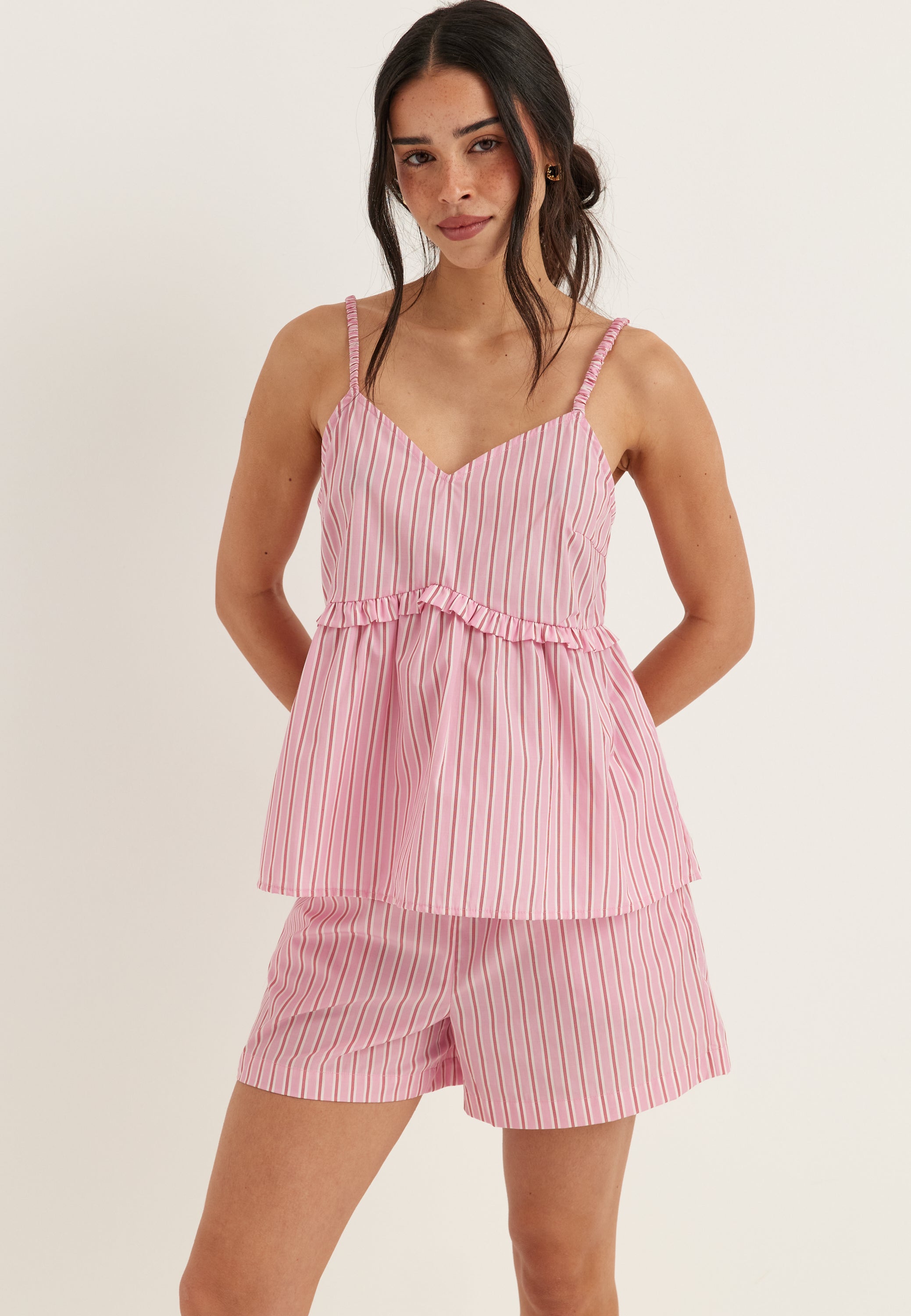 ONLY Onlloris Striped Shorts