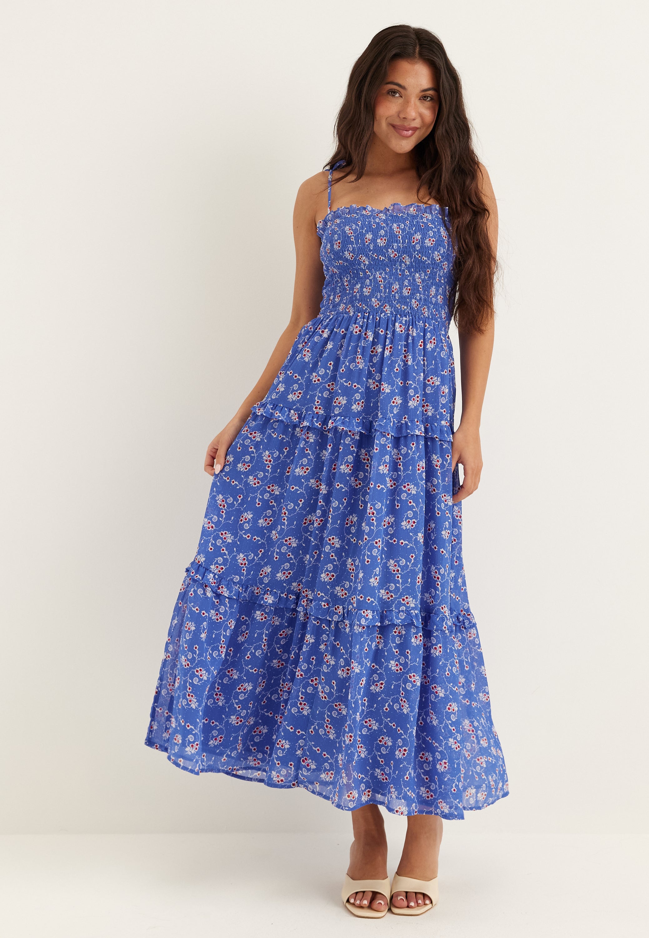 TOMMY JEANS Tjw Aop Chiffon Maxi Dress Ext