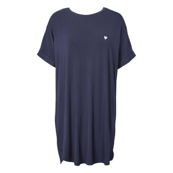 Missya Softness Modal Big Shirt Mørkblå modal X-Large Dame