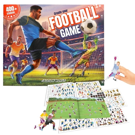 Se ACTION WORLD Football Game Stickerbog hos SmartKidz