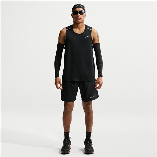 Nike Miler Dri-FIT-løbeshorts (18 cm) med indershorts til mænd - sort