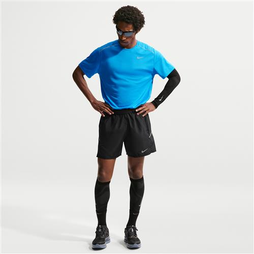 Nike Miler Dri-FIT-løbeshorts (13 cm) med indershorts til mænd - sort