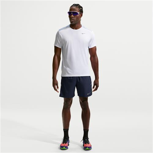 Nike Miler Dri-FIT 2-i-1-løbeshorts (18 cm) til mænd - blå