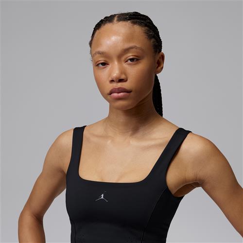 Jordan Sport Flightweight Dri-FIT-croptop til kvinder - sort