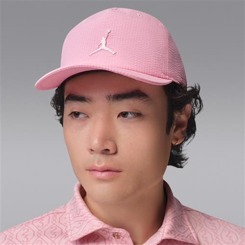 Jordan Pro Dri-FIT ustruktureret golfkasket med flad skygge - Pink