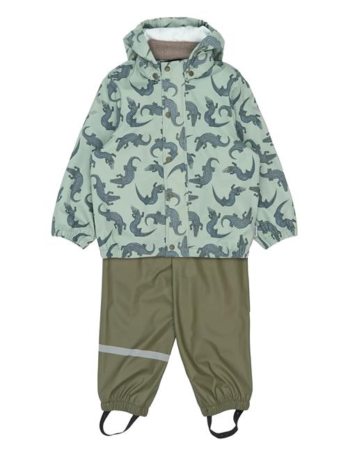 mikk-line | Pu Rain Set Aop W. Susp/104 | 116