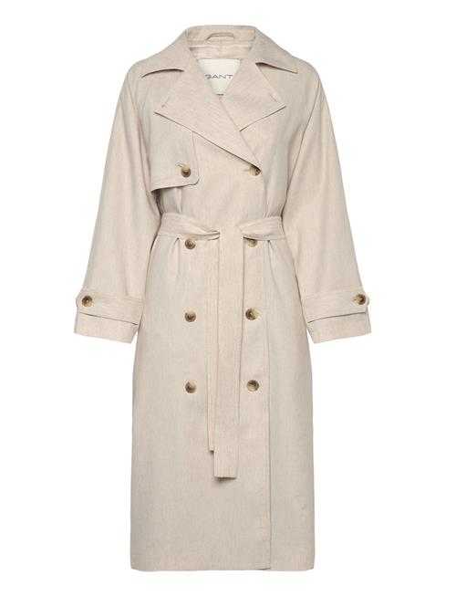 GANT | Linen Blend Trench Coat | M