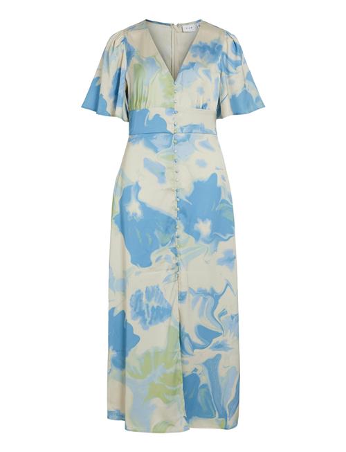 Vila | Viravenna V-Neck 2/4 Ankle Dress/Dc | 36
