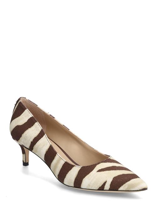 Lauren Ralph Lauren | Adrienne Zebra-Print Canvas Pump | 36