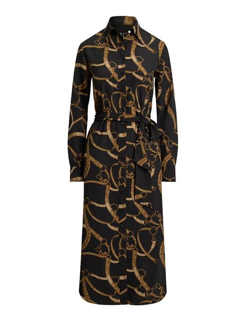 Lauren Ralph Lauren | Belting-Print Crepe Shirtdress | 34