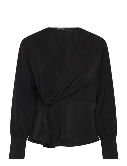 French Connection | Laurel Crepe Peplum Top | 42