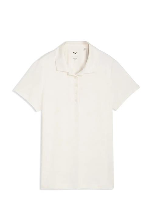 PUMA Golf | W Floral Lace Jacquard Ss Polo | M