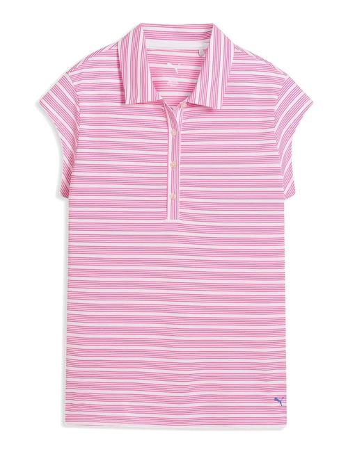 PUMA Golf | W Pique Yd Stripe Cap Sleeve | XS