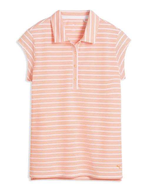 PUMA Golf | W Pique Yd Stripe Cap Sleeve | XL