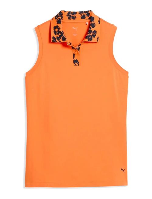 PUMA Golf | W Modalon Floral Rib Sl Polo | XS