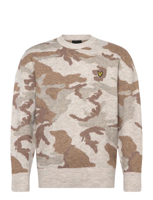 Lyle & Scott | Brushed Camouflage Crew Neck Jumper | XXL