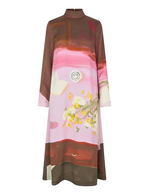 STINE GOYA | Dry Viscose, Long Sleeve Midi Dress | M