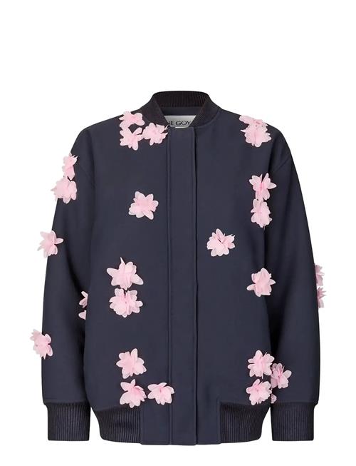 STINE GOYA | Double Sided Crepe, Floral Bomber Jacket | XS