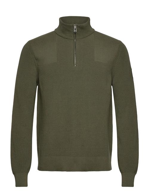 Belstaff | Commander Quarter Zip Jumper Silver Birch | L