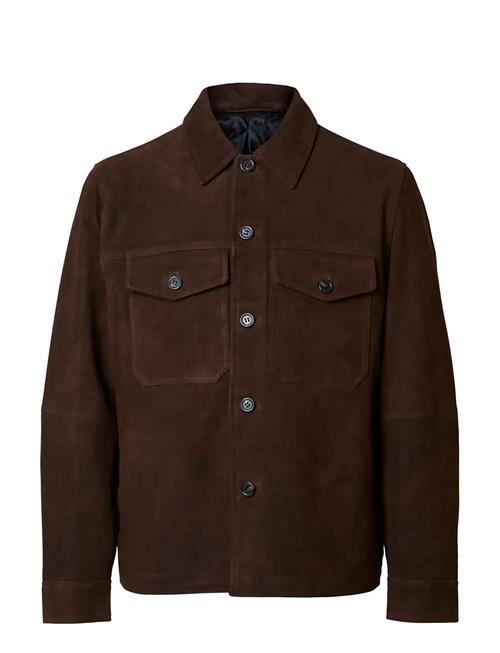 Selected | Slhthom Suede Overshirt Noos | L