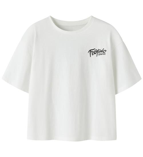 Name It T-shirt - NkfHaima - Bright White/Tropic Haven