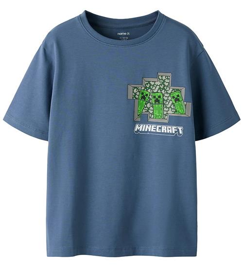 Name It T-shirt - Minecraft - NkmAsant - Vintage Indigo