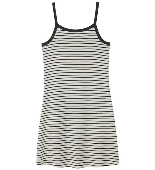 LMTD Kjole - NlfHinaja - White Alyssum/w.Pirate Black