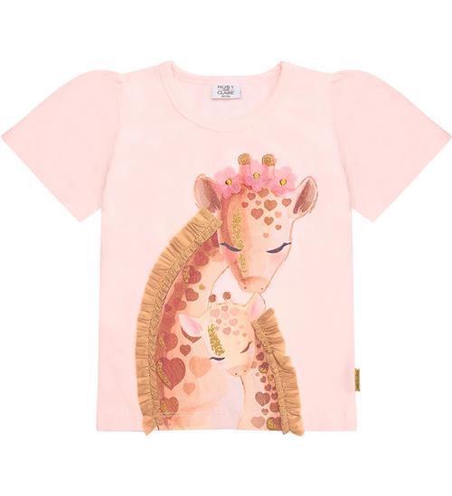 Hust and Claire T-shirt - Alma - Rose Beach m. Glitter