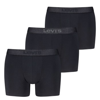 Levis 3P Logo Boxer Briefs Sort bomuld Small Herre