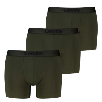 Levis 3P Logo Boxer Briefs Khaki bomuld Medium Herre