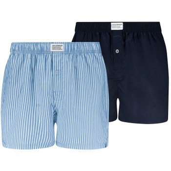 Levis 2P Men Woven Boxer Marine/Blå bomuld Medium Herre