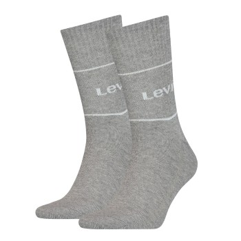 Levis Strømper 2P Organic Cotton Sock Grå Str 35/38